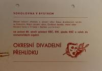 Bystré, OP divadelních souborů - program, 1981