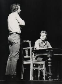 Praha-Smíchov, Lidová konzervatoř SKKS, kurz režie a herectví, zápočty 1979