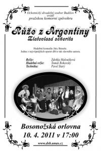 Budišov, Ochotnický divadelní soubor, Růže z Argentiny, 2011