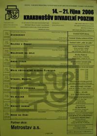 Vysoké nad Jizerou, XXXVII. národní přehlídka venkovských divadelních souborů - plakát, 2006