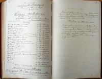 Chrast, Tyl, Památní kniha divadelního spolku, 1880