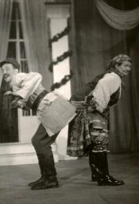 Praha-Kobylisy, Lidové divadlo, nezjištěná hra, 1952