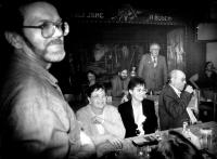 Josefův Důl, členové DS J. K. Tyl na rozborovém semináři s porotou, Krakonošův divadelní podzim 1996