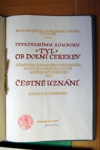 Havlíčkův Brod, 4. Krajský divadelní festival - logo, 1959