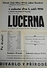 Kocbeře, Bozděch, Lucerna - plakát, 1951