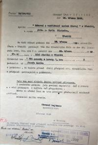 Třebíč, Okresní úřad, povolování představení, 1938