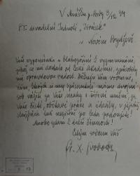 Nový Bydžov, Jirásek, Korespondence souboru