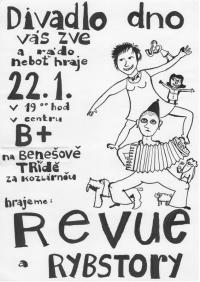 Hradec Králové, DNO, Revue 2003 - plakát.