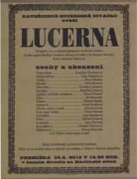 Kateřinky, Kateřinské sousedské divadlo, Lucerna - plakát, 2012