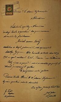 Chrudim, Katolické spolky, Michal comp. Matěj, 1918