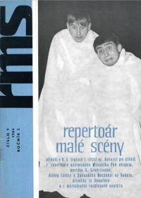 Repertoár malé scény, titulní strana, 1964/9
