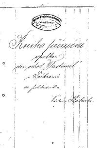 Příbram, Vlastimil, Titulní list Knihy příruční