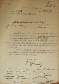 Lipice, Spolek divadelních ochotníků, dotaz Okresního úřadu na činnost spolku, 1937