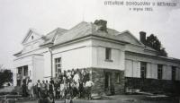 Běšiny, sokolovna, otevření 1921