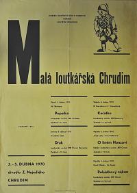 Chrudim, Malá loutkářská Chrudim - plakát, 1970