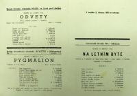 Klamoš, Vojan, VIII. měsíc divadel - program 2. část, 1950