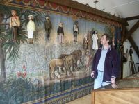 Olešnice, opona v muzeu