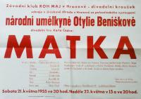 Hronov, MAJ, Matka, 1955