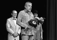 Milan Schejbal přebírá Cenu ministra kultury JH 2010