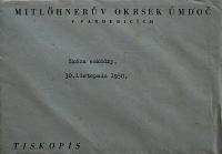 Pardubice, Mitlöhnerův okresek ÚMDOČ, Okrskové divadelní soutěže, 1949 - 1950