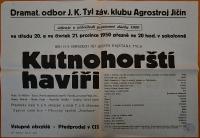 Jičín, Tyl, Kutnohorští havíři - plakát, 1950