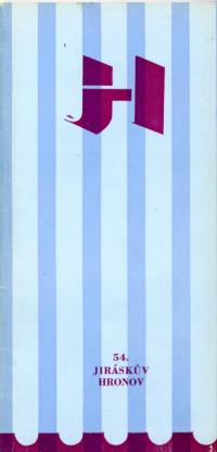 Hronov, CP 54. Jiráskův Hronov, programová brožura, 1984