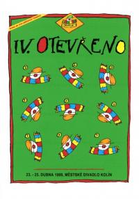 Kolín, 4. Otevřeno, programová brožura, 1999, titl. str.
