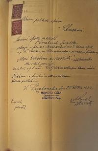 Svratouch Orel, Svratka Orel, Mezi životem a smrtí, 1922