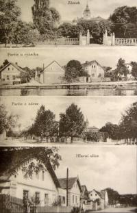 Holovousy, pohlednice obce, okolo 1930