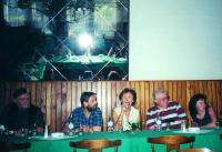 Hronov, CP Jiráskův Hronov a II. Festival Středoevropské sekce AITA/IATA, setkání zahraničích účastníků na Turově, 2000