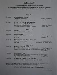 Josefův Důl, J. K. Tyl, Josefodolské divadelní jaro, program přehlídky, 2021