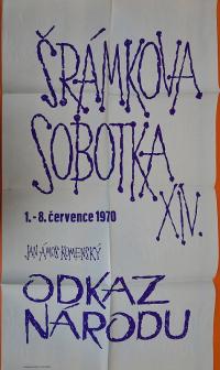 Sobotka, XIV. Šrámkova Sobotka - plakát, 1970