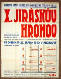 10.JH, programový plakát 2, 1940.