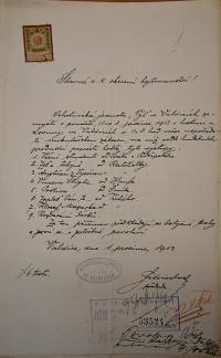 Valdice, Tyl, Mikulášská zábava, 1913