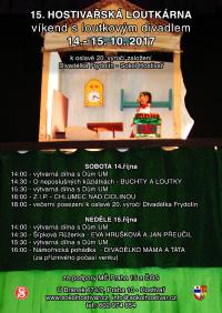Praha-Hostivař, 15. Hostivařská loutkárna - plakát, 2017