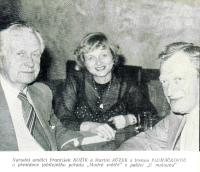 Praha, Déda Papež a Líba Zelenková: Večery poezie při svíčkách, 1986–1990