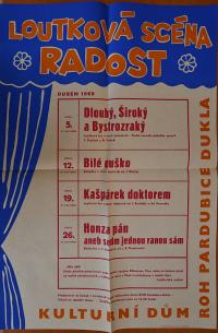 Pardubice, KD Dulka Radost LD - plakát, 1969