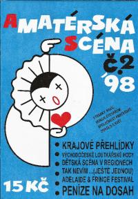 Amatérská scéna, titulní strana, 1998/2
