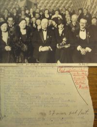  Belgie, Brusel, Účastníci loutkářského propagačního večírku, 1932