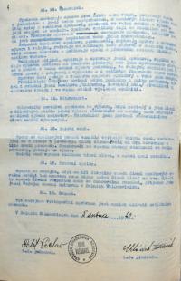 Dolní Vilémovice, Kroužek divadelních ochotníků, spolkové stanovy, 1942