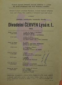 Lysá nad Labem, výstava DIVADLO JE PODIVUHODNÁ VĚC..., výstavní panel, 2018