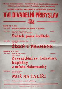Přibyslav, Divadelní Přibyslav 1987 - plakát