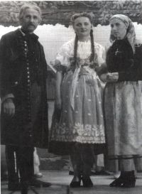 Lanžov, ochotníci Lanžovska, Česká polka, 1954