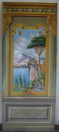 Slatina nad Úpou, Orel, kulisa, zámecký pokoj, obr, jezero a hory, s.a., depozitář ve škole,