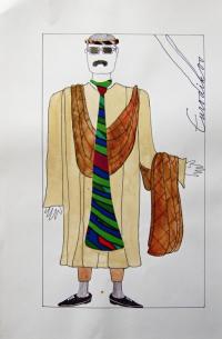 Blansko, Blanenské divadlo, Osel beze stínu, kostýmy, 1994