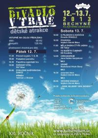 Bechyně, Divadlo v trávě 2013 - program, plakát