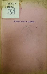 Polička, Okresní úřad, přehled hlášení akcí, 1937