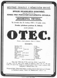 Havlíčkův Brod, SDO, Otec - plakát, 1930 