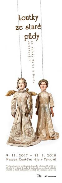 Turnov, výstava Loutky ze staré půdy - plakát, 2017