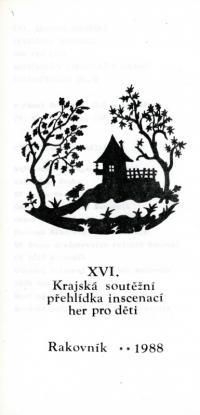 Rakovník, 16. KP činoherního divadla pro děti, programová brožura, 1988
